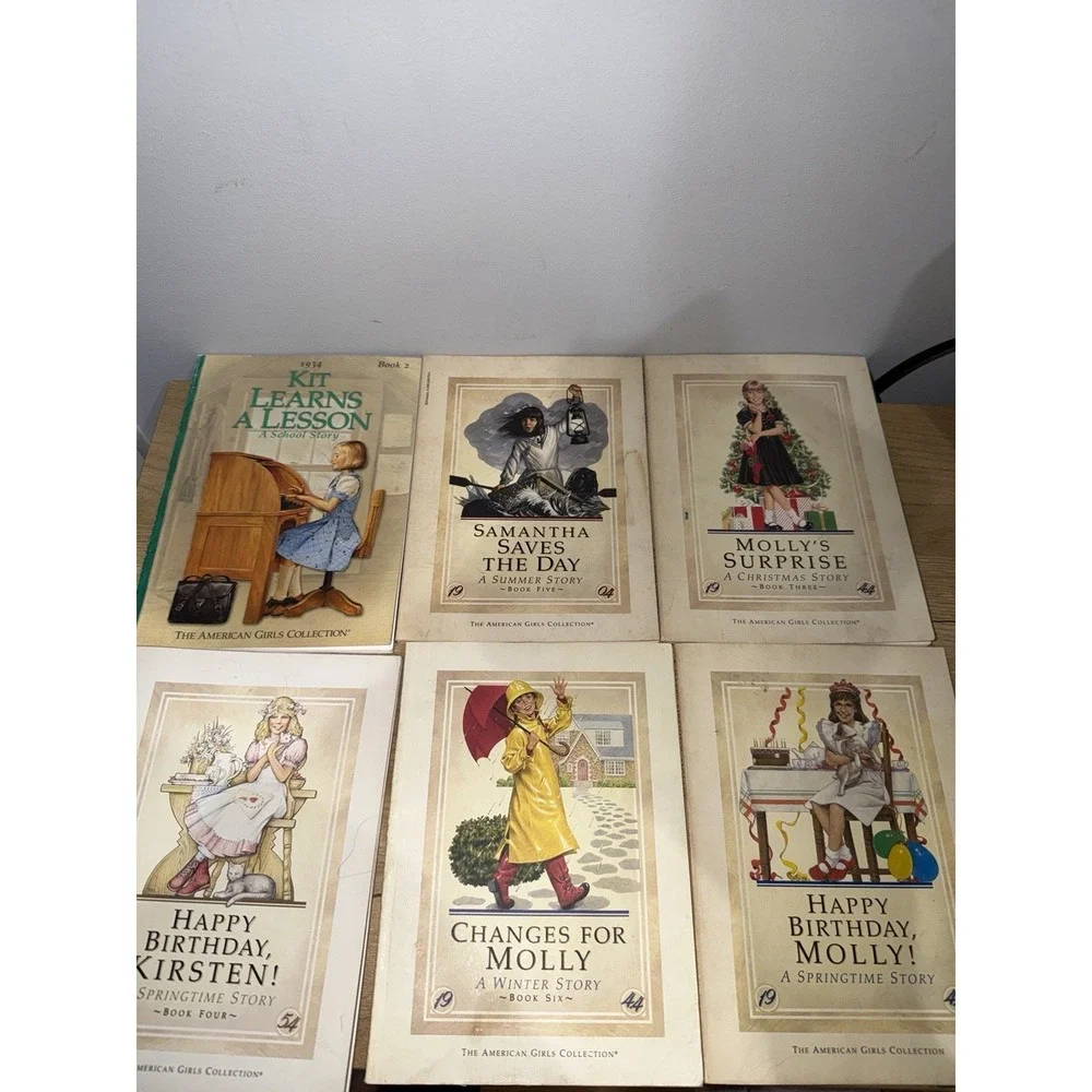 The American Girls Collection Lot Of 13 Samantha Molly Kirsten Addy Kit